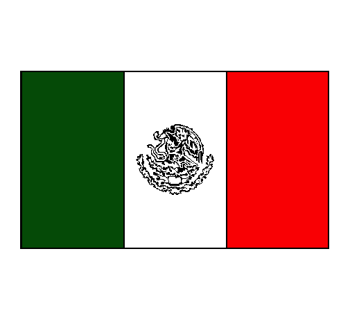 Dibujo México pintado por FERALB