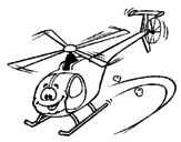 Dibujo Helicóptero pintado por rosetta53