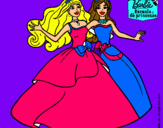 Dibujo Barbie y su amiga súper felices pintado por carlitatkm