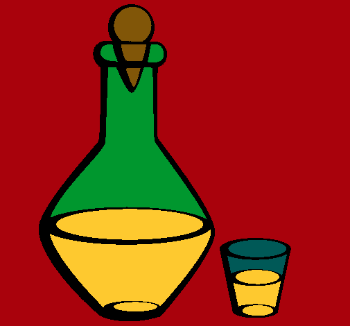 Dibujo Jarra y vaso pintado por catarinita10