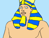 Dibujo Ramsés II pintado por yyyyyy