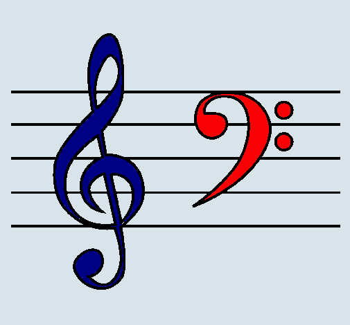 Clave de sol y de fa