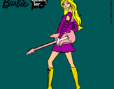 Dibujo Barbie la rockera pintado por sara89123