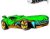 Dibujo Hot Wheels 3 pintado por furioso