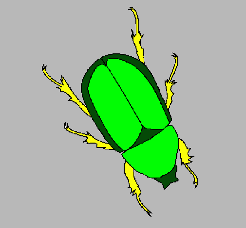 Dibujo Escarabajo pintado por urielzaid