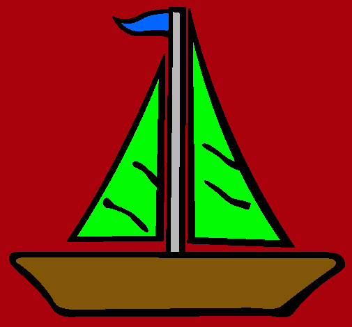 Dibujo Barco velero pintado por Rocio20