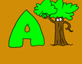 Dibujo Árbol pintado por luchia2207