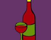 Dibujo Vino pintado por simba105