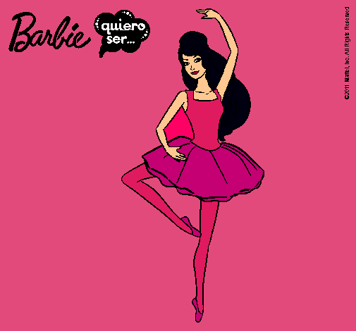 Dibujo Barbie bailarina de ballet pintado por PrincessSS
