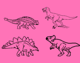 Dibujo Dinosaurios de tierra pintado por u899