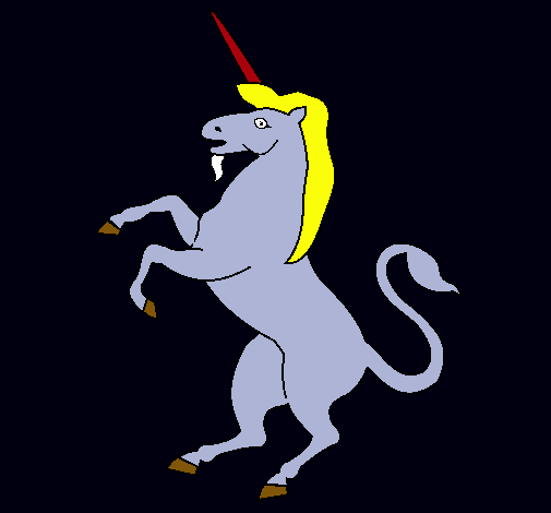 Dibujo Unicornio pintado por edurne_007