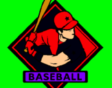 Dibujo Logo de béisbol pintado por pokemones