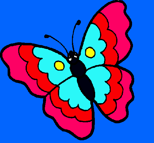 Dibujo Mariposa pintado por migl