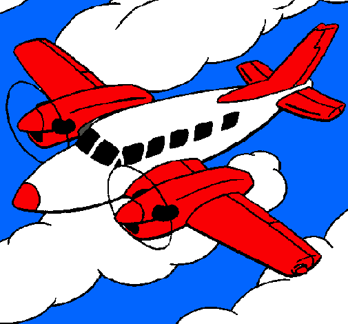 Dibujo Avioneta pintado por danirichar