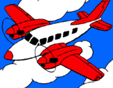 Dibujo Avioneta pintado por danirichar