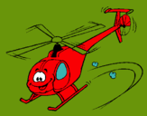 Dibujo Helicóptero pintado por 1APRIMERO 