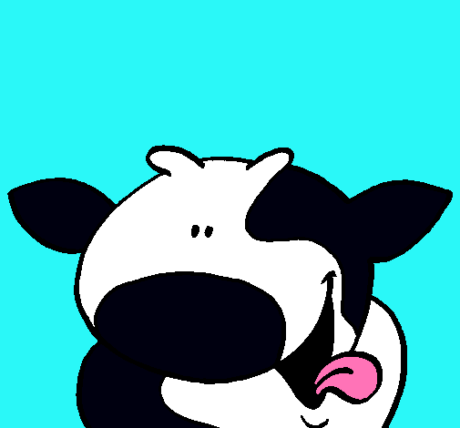 Dibujo Vaca sonriente pintado por AxelGael