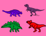 Dibujo Dinosaurios de tierra pintado por mmmmmmmmmmmm