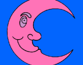 Dibujo Luna pintado por gaigaigai