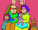 Dibujo Familia pintado por aamara2