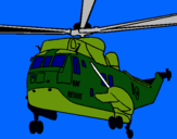 Dibujo Helicóptero al rescate pintado por joseg