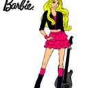 Dibujo Barbie rockera pintado por yibi