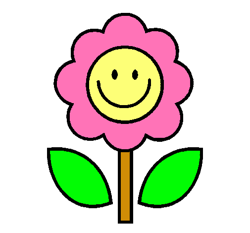 Dibujo Flor happy pintado por dddddddddd