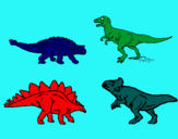 Dibujo Dinosaurios de tierra pintado por silvana83