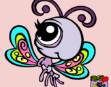 Dibujo Mariposa Littlest Pet Shop 2 pintado por rocio2001