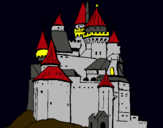 Dibujo Castillo medieval pintado por santilago