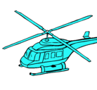 Dibujo Helicóptero  pintado por gggggggg