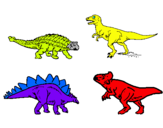 Dibujo Dinosaurios de tierra pintado por tortanes