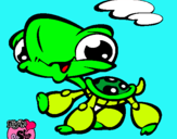 Dibujo Tortuga Littlest Pet Shop pintado por skiper9