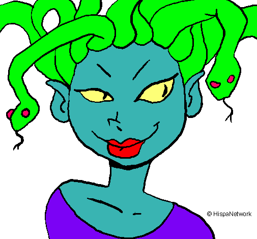 Mujer medusa