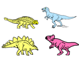 Dibujo Dinosaurios de tierra pintado por 4dinosroci