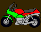 Dibujo Motocicleta pintado por motocrosh