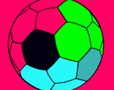 Dibujo Pelota de fútbol II pintado por ball