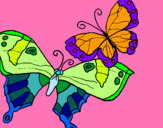 Dibujo Mariposas pintado por michelitha