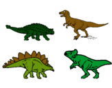 Dibujo Dinosaurios de tierra pintado por camidi