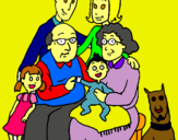 Dibujo Familia pintado por VIKTOR