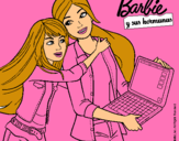 Dibujo El nuevo portátil de Barbie pintado por UGYJIUAHHMKH