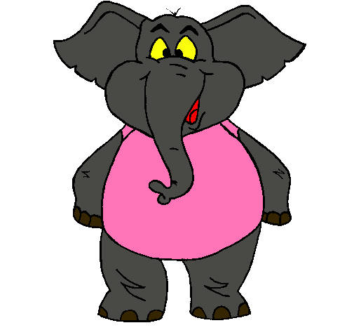 Elefante contento