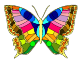 Dibujo Mariposa pintado por moncofar