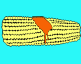 Dibujo Mazorca de maíz pintado por keiner
