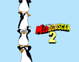 Dibujo Madagascar 2 Pingüinos pintado por turiel