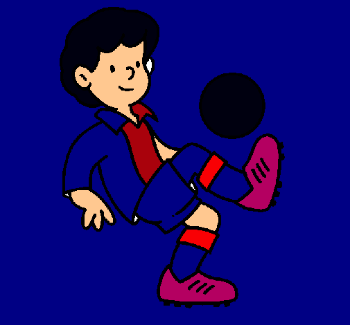 Dibujo Fútbol pintado por miniguasa