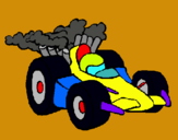 Dibujo Coche de Fórmula 1 pintado por ALERTO