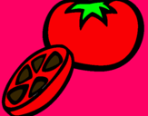 Dibujo Tomate pintado por keiner