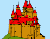 Dibujo Castillo medieval pintado por jesos