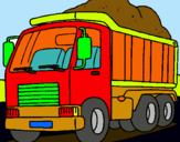 Dibujo Camión de carga pintado por Tasarte